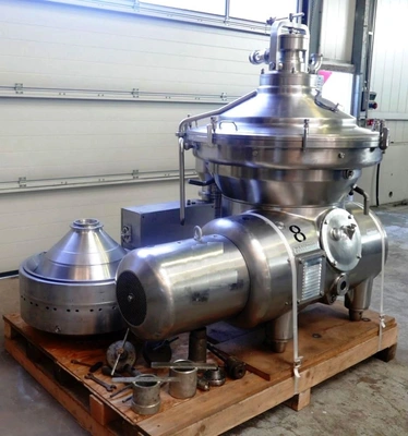 Westfalia SAKP 20036 hermetic clarifier centrifuge, 316SS.
