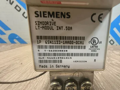 Used SIEMENS 6SN1123-1AA00-0CA1 Servo Drives South Carolina US | ESS Industrial Equipment Sales #1425934