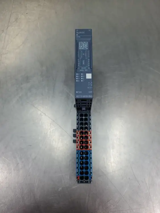 Used Siemens 6ES7131-6BF00-0BA0 Input Module w/6ES7193-6BP00-0BA0 Base PLC Input & Output | Palmetto Automation #1156120