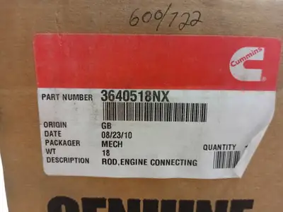 NEW CUMMINS 3640518NX