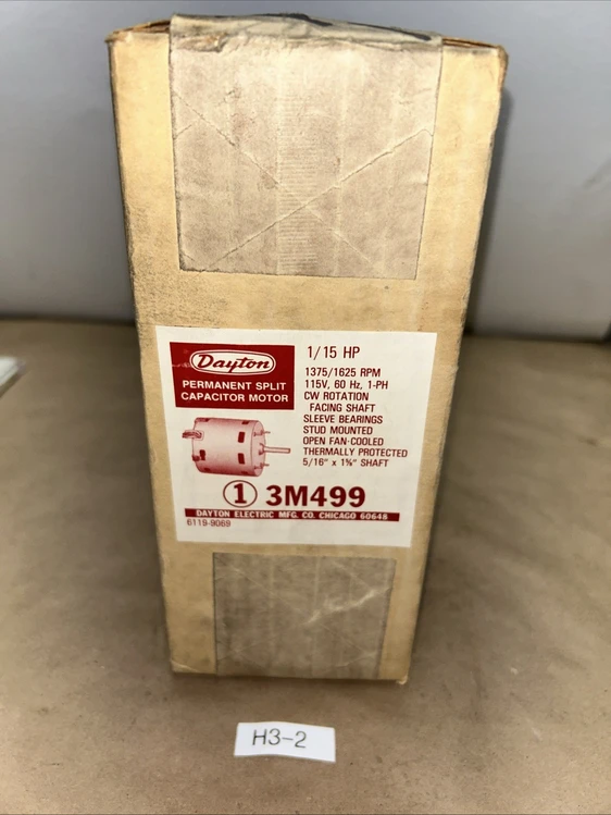 New | in-Stock Dayton 3M499 Motors (misc) Indiana US | J&J Industrial Supply #540069