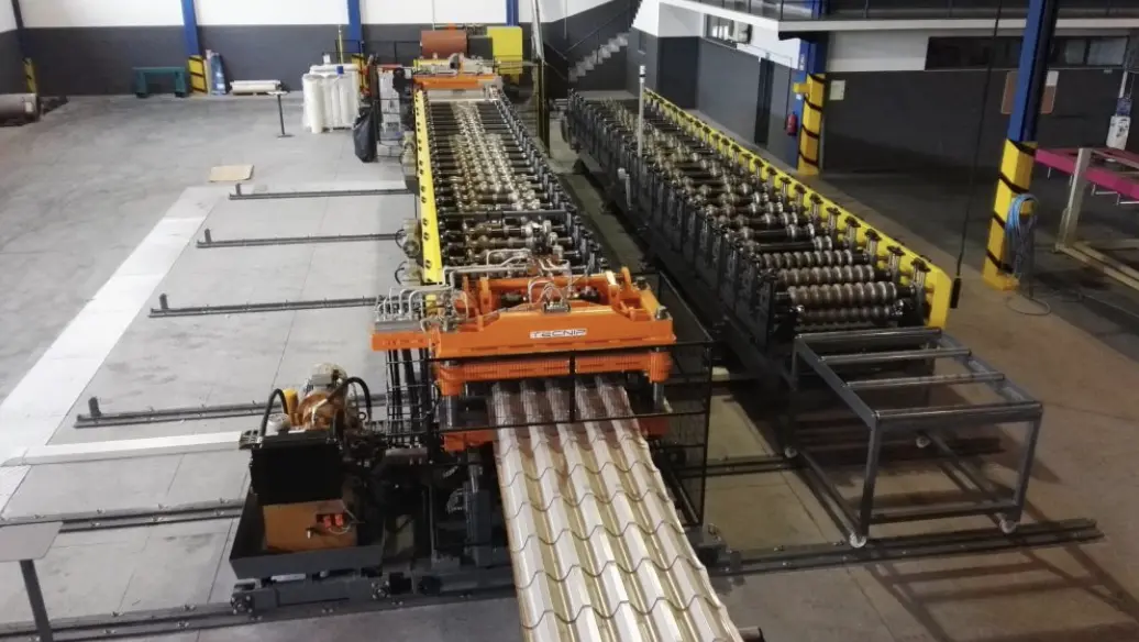 Roof Tile Press in Casalserugo, Italy