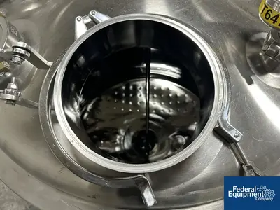 USED DCI Used 600 liter DCI Jacketed Receiver Vessel, Hastelloy C22, 45/150#