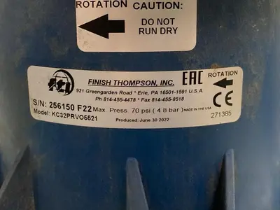Used THOMPSON KC32PRVO5521 Pump Parts Ohio US | Surplus Asset Holdings #1547740