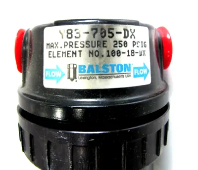 NEW BALSTON Y83-705-DX HOUSING AND FILTER ASSEMBLY 250 PSIG