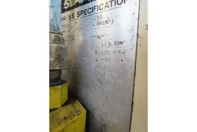 2001 STAMTEC 121 TON Gap Frame, Single Crank Presses | Timco, Inc. (8)