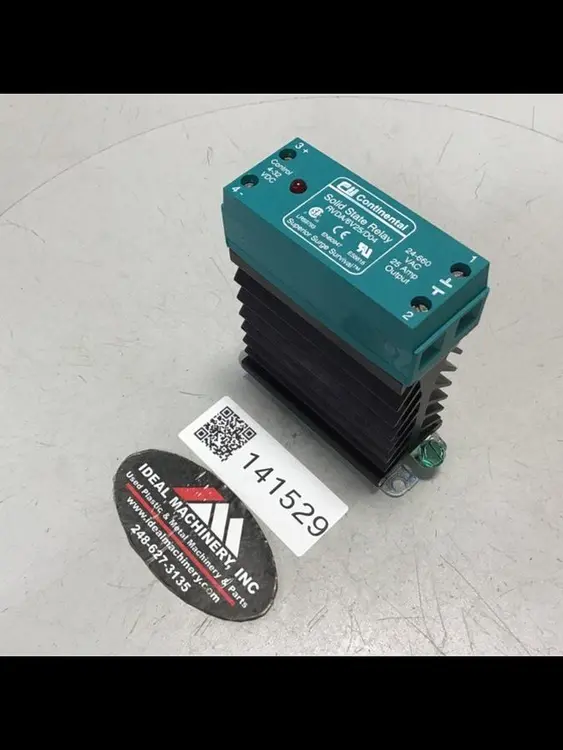 Used CONTINENTAL INDUSTRIES RVDA/6V25/D04 Relays & Switches Michigan US | Ideal Machinery #694440