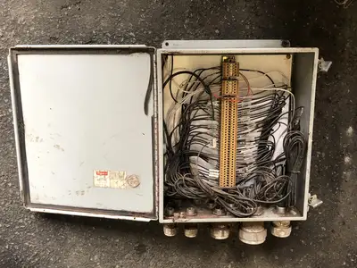 Electrical Enclosure  20"x15"x6" w/ Terminals and Wiring