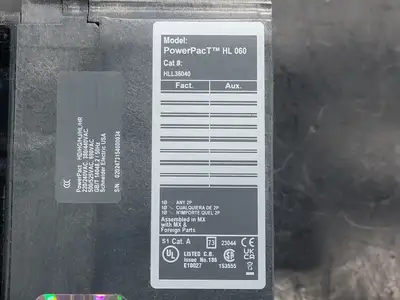 NEW SCHNEIDER ELECTRIC HLL36040