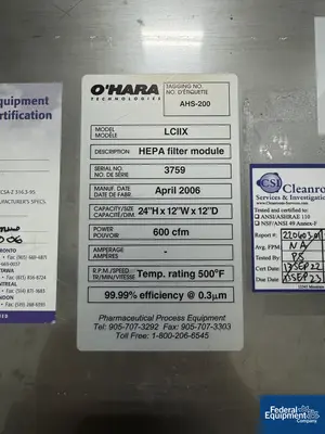 USED O'HARA O'Hara LCIIX Labcoat Coater