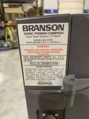 Used BRANSON Integrated Ultrasonic Welder 200/245VAC Input 50/60Hz Ultrasonic Welders Michigan US | Maverick Industrial Sales #1398035