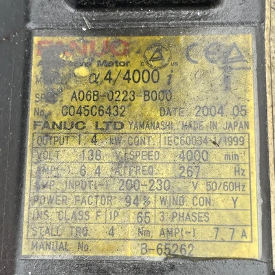 Used FANUC A06B-0223-B000 Misc Industrial Equipment California US | Davliegogo LLC #1729256