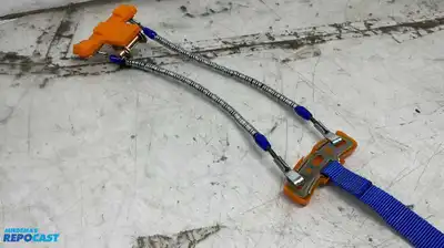 Lot of (3) VEVOR snow-chains model#ZT-265 size: 427x145x165 mm (cushion quantity 2 pieces)