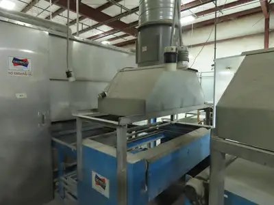 Deimco Flatline Finish Automated Finishing Equipment Cure Oven 48" Spray Booth