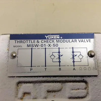 USED YUKEN MSW-01-X-50