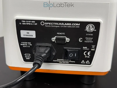 USED Spectrum Labs KrosFlo research I peristaltic pump