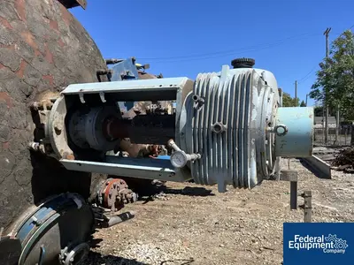 USED 3V Tech 5,000 Gal 3V Tech Glass Lined Reactor, 90/125#