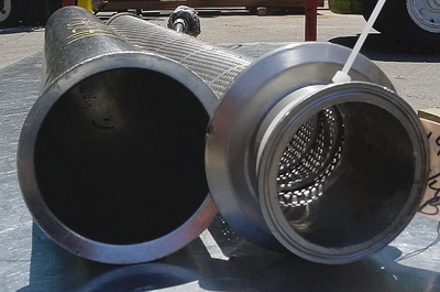 USED TRI CLOVER STREAMLINE STRAINER 3" IN LINE STRAINER