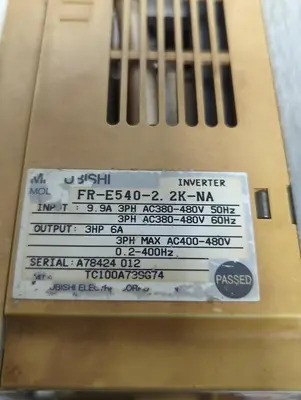 Used MITSUBISHI ELECTRIC FR-E-540-2.2K-NA Industrial Controls Ohio US | Surplus Asset Holdings #1262396