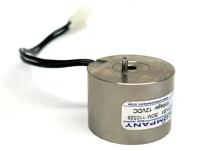 EM150-12-211-S1 | APW Company  Round Electromagnet 1-1/2" Diameter 88lb Holding - Used