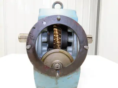 Sew Eurodrive SF80 GN132S B HR Helical Worm Gearbox 62.9 Ratio 29rpm Dual Shaft