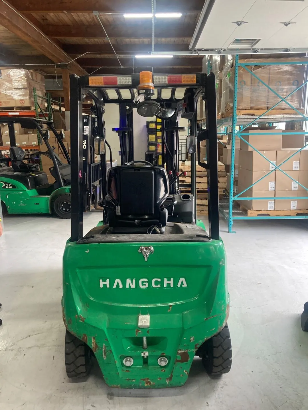 Used 2021 HANGCHA CDP25 4-Wheel Sit down Electric Counterbalance Forklifts Illinois US | Aucto #1308665