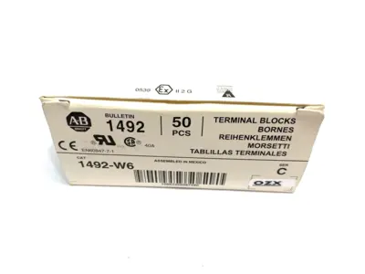 USED ALLEN-BRADLEY SER. C SPACE-SAVER TERMINAL BLOCK GRAY BOX OF 50
