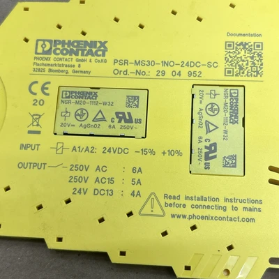 USED Phoenix Contact PSR-MS30-1NO-24DC-SC