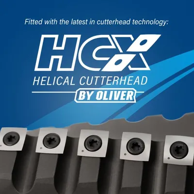 Oliver 16″ Parallelogram Jointer w/Oliver HCX Helical Cutterhead – 4275C.051T – 5HP, 1Ph