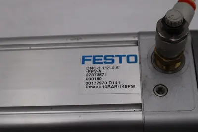 Festo Pneumatic Cylinder DNC-2 1/2"-2.5"-PPV-A limit switch STOCK 1395C