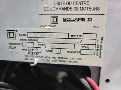 Used SQUARE D MODEL 6 Misc Electrical & Power Parts British Columbia CA | Lenmark #1439758