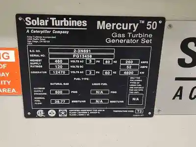 USED SOLAR MERCURY 50