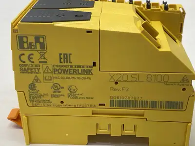 USED B&R AUTOMATION OPENSAFETY SAFETY MANAGER CONTROLLER MODULE