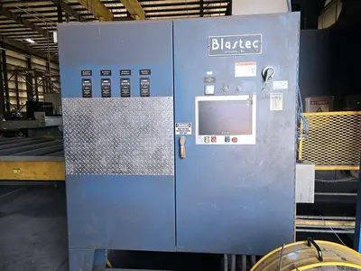 Used 2008 Blastec 11.25' Plate / Beam Blaster Finishing Machines Texas US | Machine Tool Bids #1509631