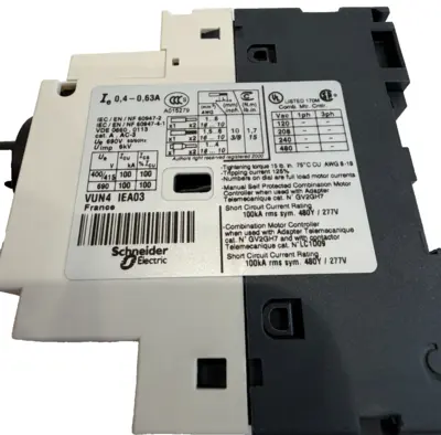 NEW TELEMECANIQUE GV2-P04H7 CIRCUIT BREAKER 0.40-0.63A GV2P04H7