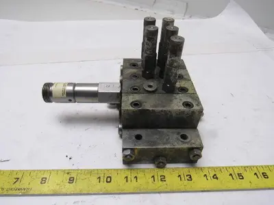 Lubriquip MSP-5T & MSP-5S 3 Station Liquid Divider Auto Lube Manifold Block
