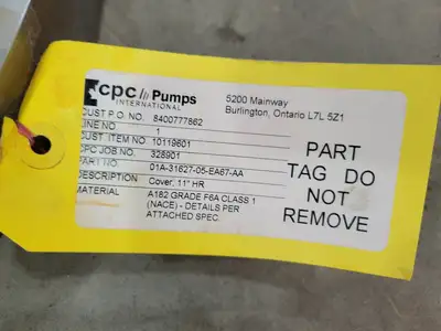 New | in-Stock CPC PUMPS INTERNATIONAL 01A-31627-05-EA67-AA Parts (Hydraulics and Pneumatics) British Columbia CA | Lenmark #258302