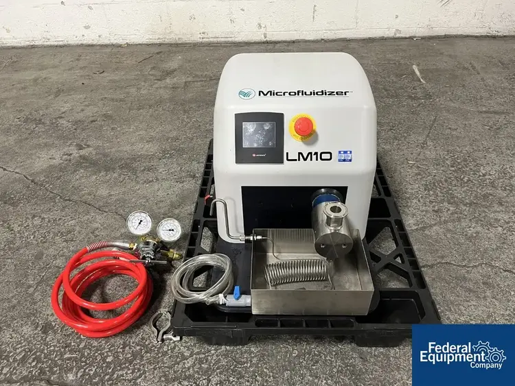 Used Microfluidics Microfluidics Microfluidizer, Model LM10 Homogenizers Ohio US | Federal Equipment Company #128050