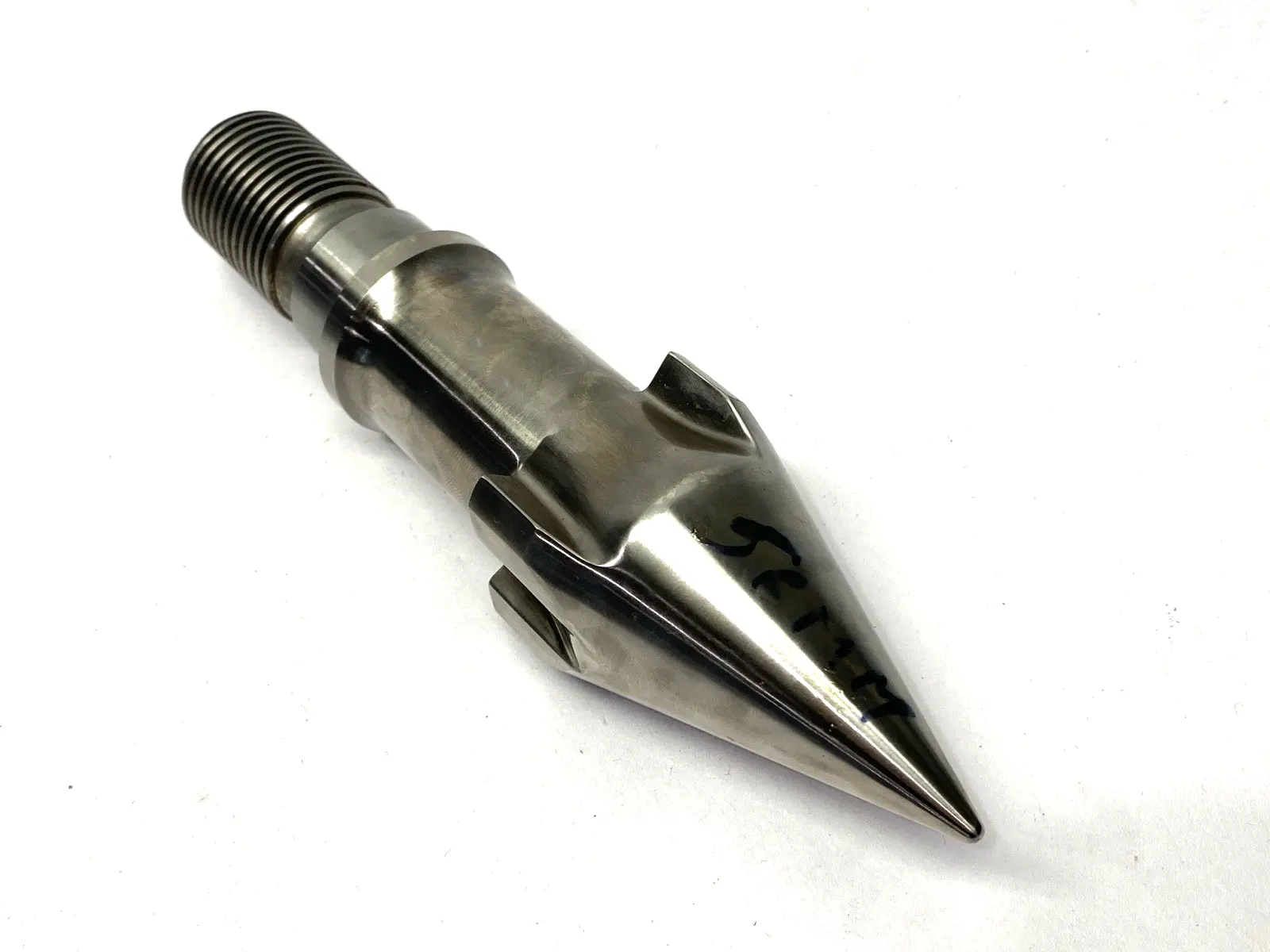 USED NISSEI INJECTION MOLD SCREW TIP 56MM MISSING ASSEMBLY PARTS