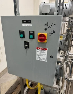Gast 3/4 HP 1023-101Q-G279 Vacuum Pump 5K49MN4012 Compressor Controls & Gauges