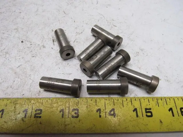 Dayton KHX37 112 .103 Round Hole Press Fit Flared Relief Die Button Lot Of 8