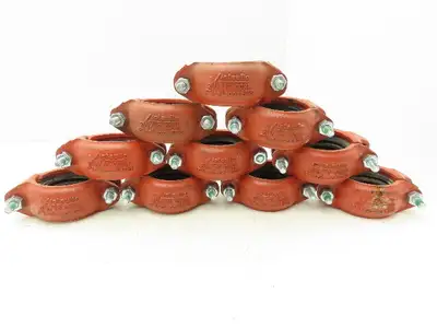 Victaulic 009N Firelock EZ 2-1/2" Grooved Pipe Rigid Coupling  Lot of 10