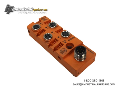 IFM Efector EBC050 Splitter Box 4-Port M8 Junction Block PNP 10-30VDC