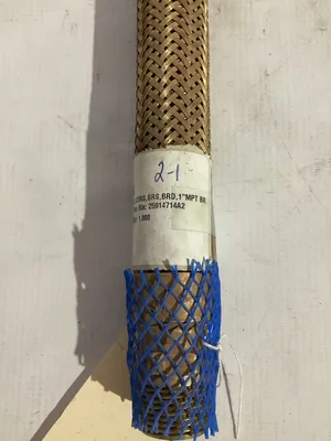 1” MPT x 18” Brass / Bronze Flexible Hose