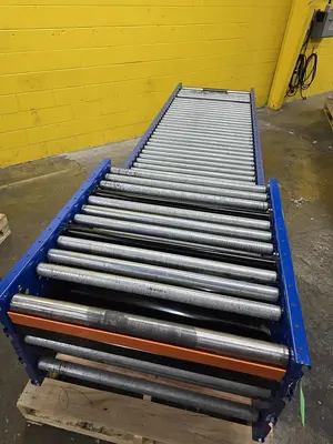 Used MHS ROLLER BED BELT CONVEYOR Belt Conveyors Wisconsin US | Packer City Sales #1301769