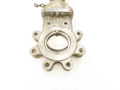 Velan L12-0320B-13BL 4" 316 Stainless Knife Gate Valve Rising Stem Metal Seat