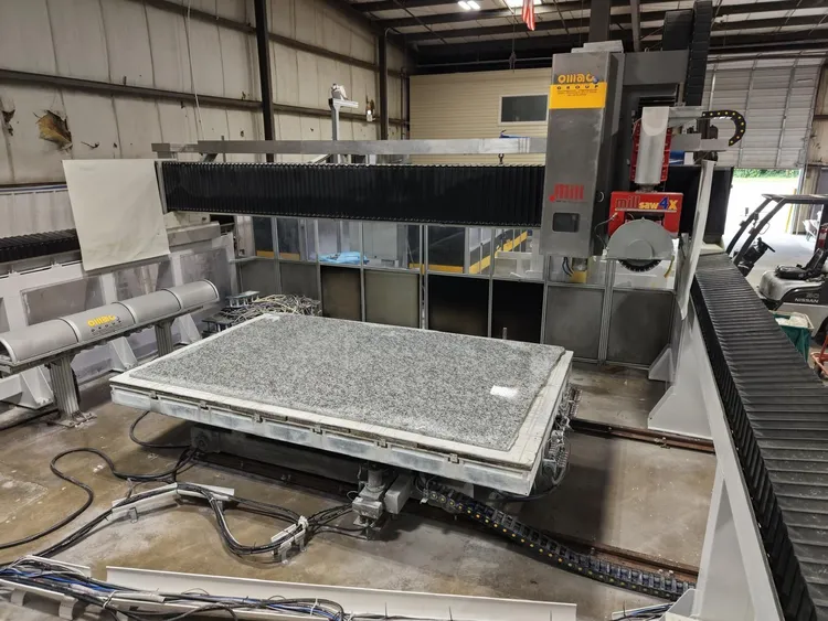 Used 2017 OMAG Mill Saw Dual Table Stone Equipment North Carolina US | STONE EQUIPMENT WAREHOUSE #1388770