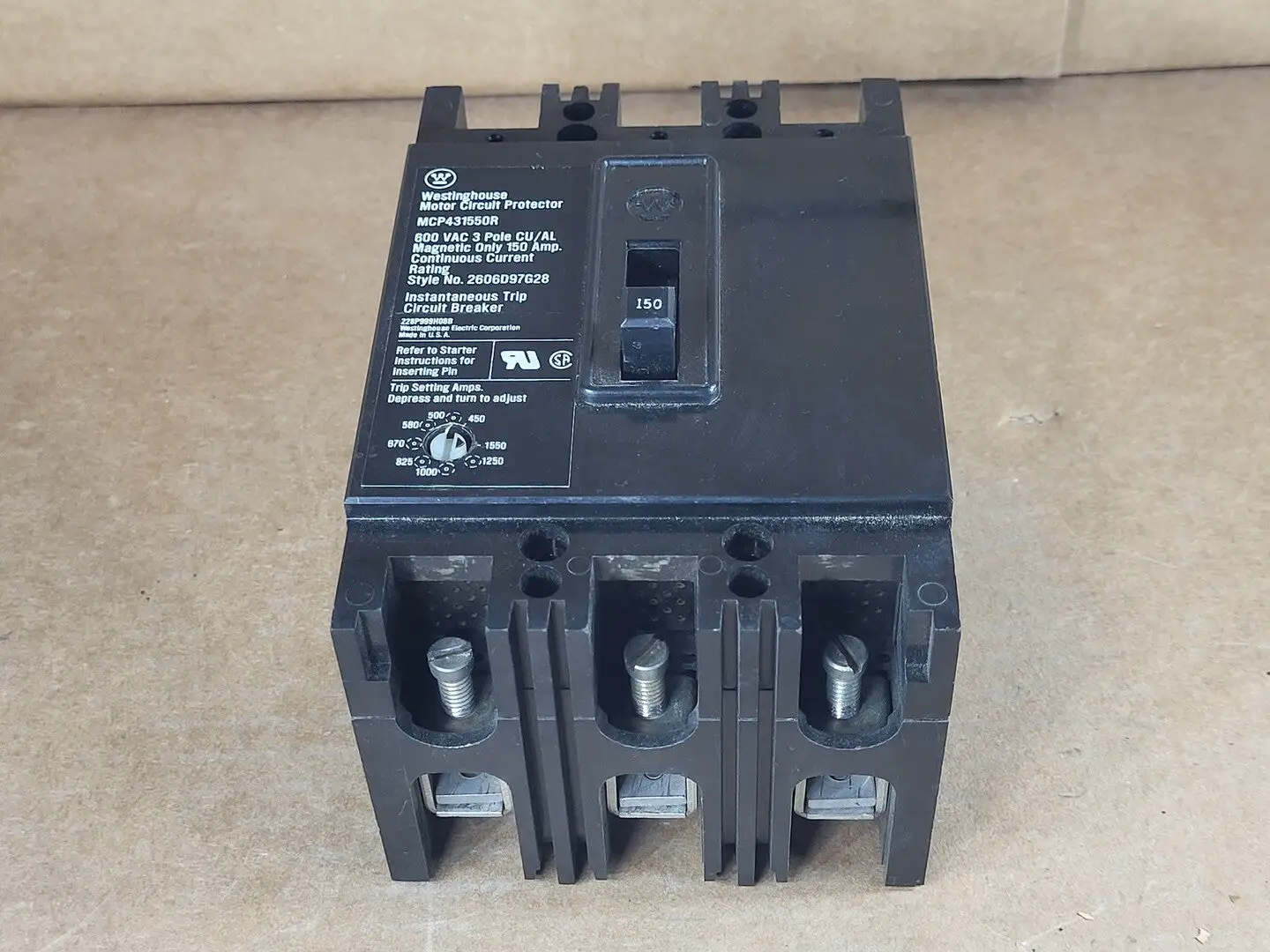 USED CUTLER-HAMMER MCP431550R