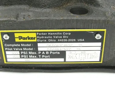 NEW PARKER D61VW1C4NYC-75 DIRECTIONAL CONTROL VALVE D61VW1C4NYC75