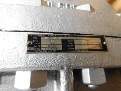 New | in-Stock STOCKHAM 15-OF-U Valves/Fittings Ohio US | Equipment Recovery Corp. #1331016